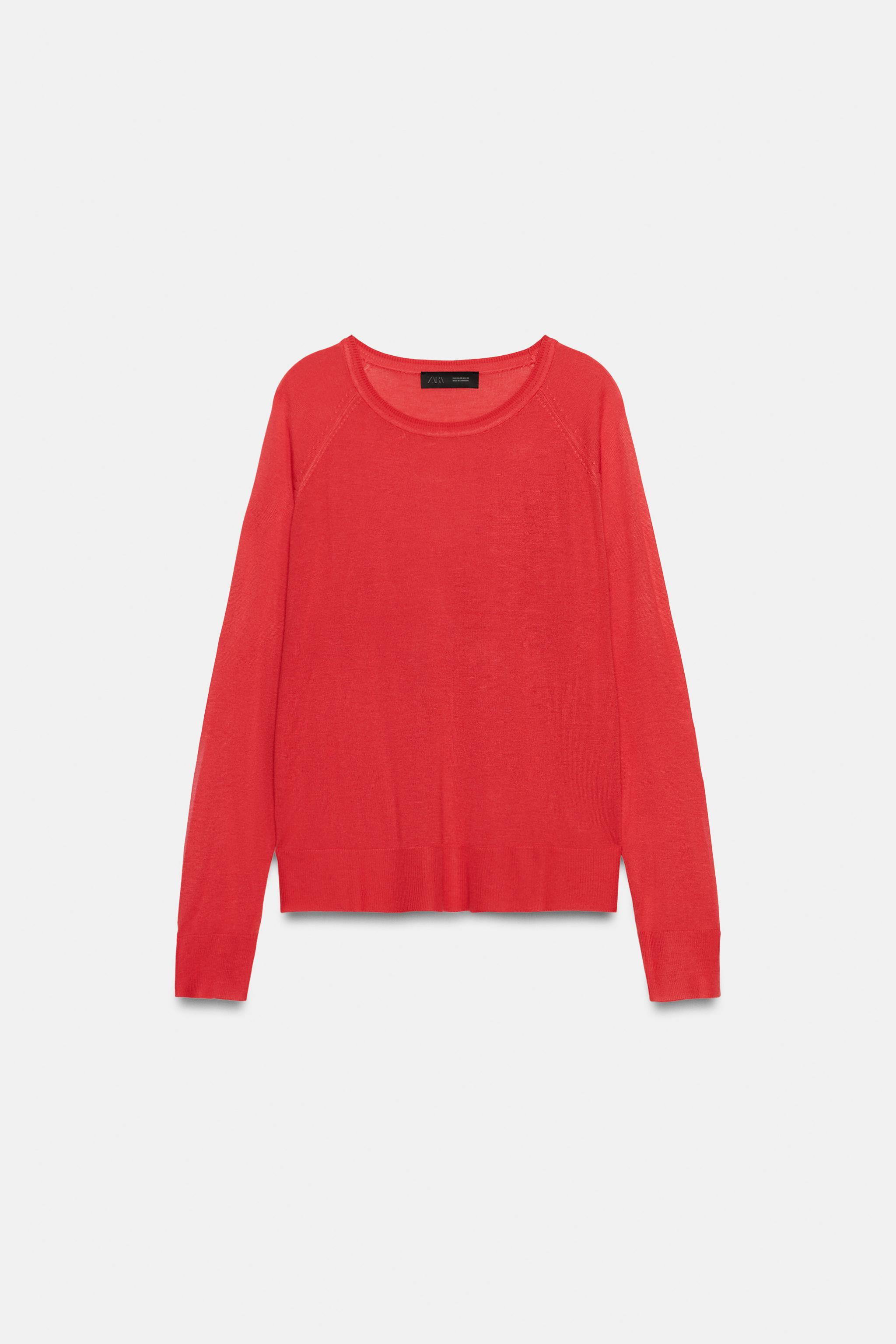 BASIC FINE KNIT JUMPER | Zara US