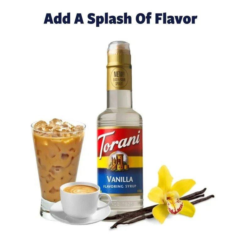 Torani Original Vanilla Syrup, Plastic Bottle, Drink Flavoring Syrup, No Known Allergens, 12.7 fl... | Walmart (US)