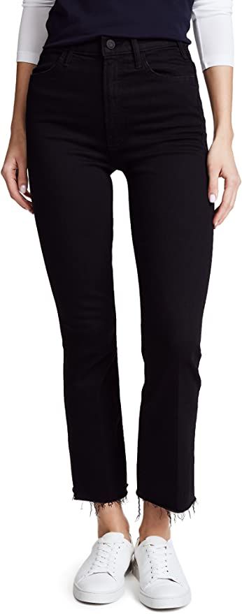 MOTHER Women's The Hustler Ankle Fray Jeans | Amazon (US)