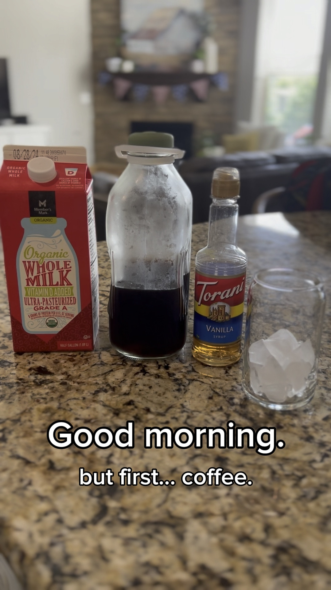 Brew your coffee and store in these glass jugs in the fridge to make life SO much easier in the morning. Add your choice of milk and sweetener, and I promise you’ll never want to go back to the green mermaid! 

If you are looking for ways to save money, start here! I save over $100/month by making my own iced coffee at home. 

Have fun with the flavors too! I love Vanilla, Caramel, or even the Lavender syrup in my iced latte! 

#budget #icedcoffee #coffee #savemoney budget save money 

#LTKHome #LTKVideo #LTKFamily