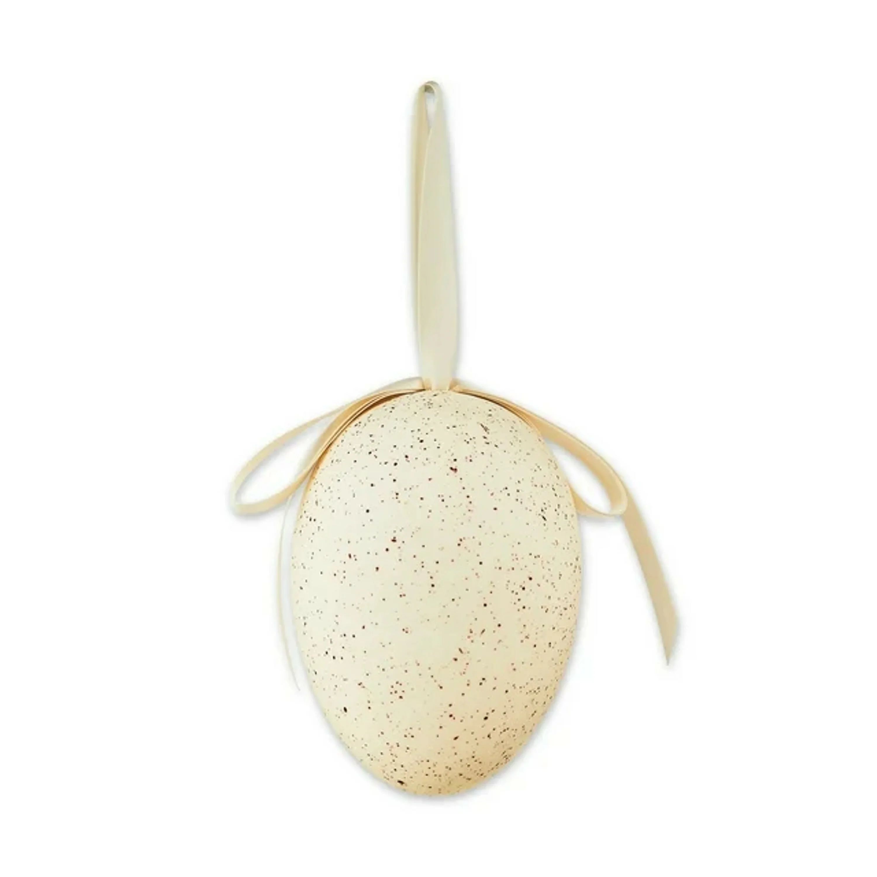 Easter Cream Speckled Egg Decor, 6 in, by Way To Celebrate | Walmart (US)