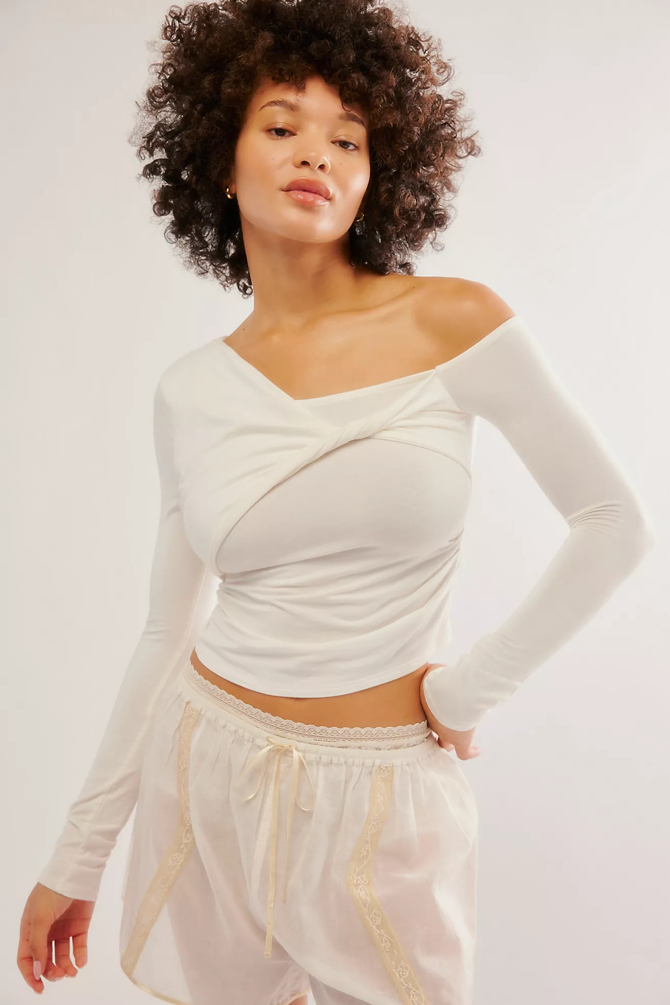 Geel Nico Twist Top | Free People (Global - UK&FR Excluded)