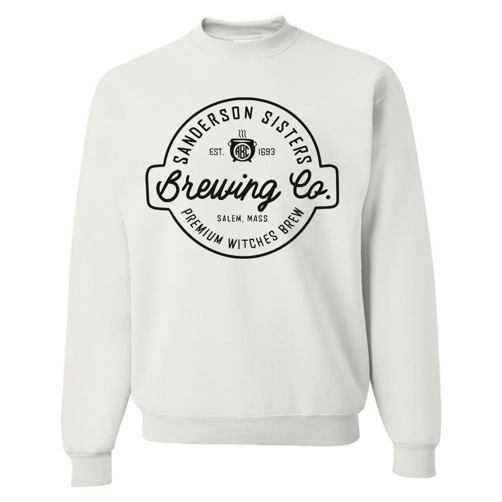 Monogrammed 'Sanderson Sisters Brewing Co.' Crewneck Sweatshirt | United Monograms