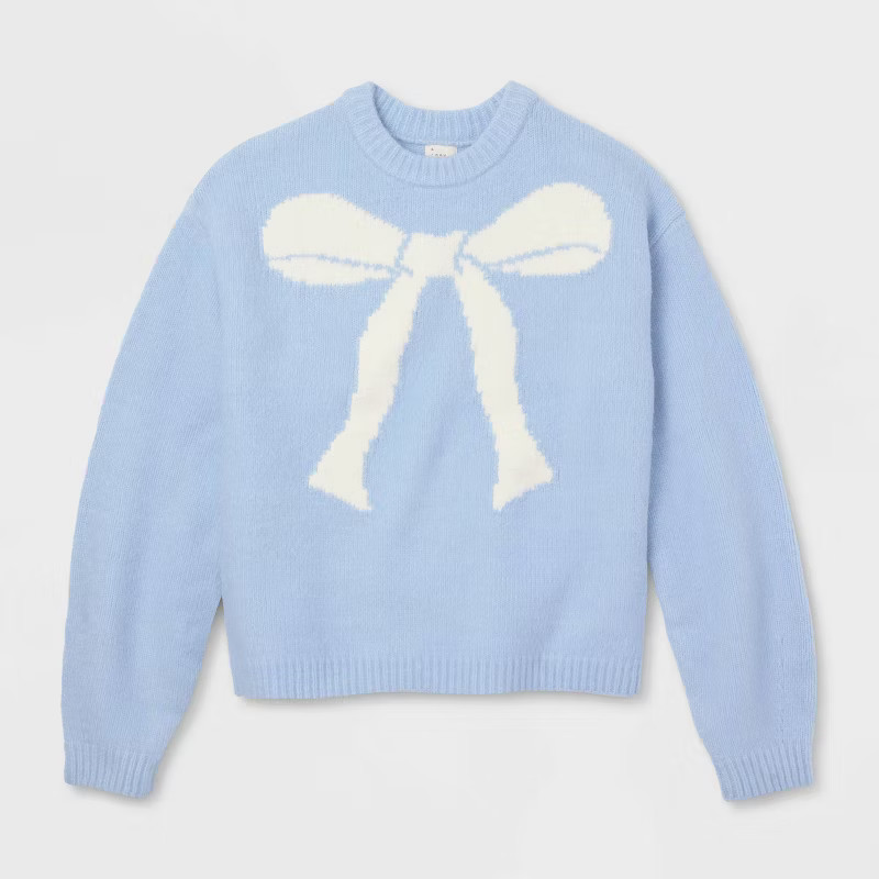 Women's Holiday Crewneck Pullover Sweater - A New Day™ | Target