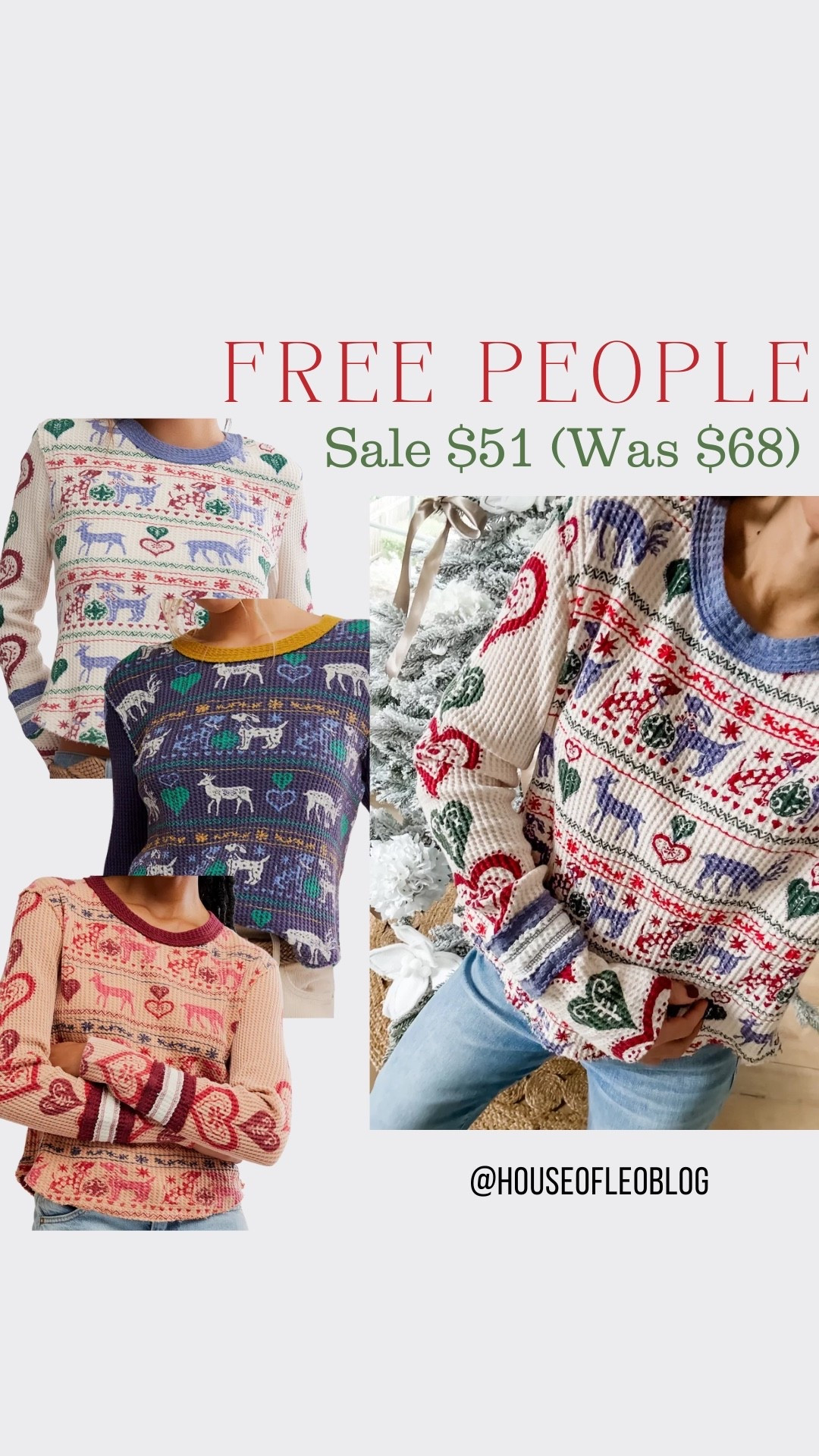 Wearing small thermal

#LTKHoliday #LTKFindsUnder50 #LTKSaleAlert