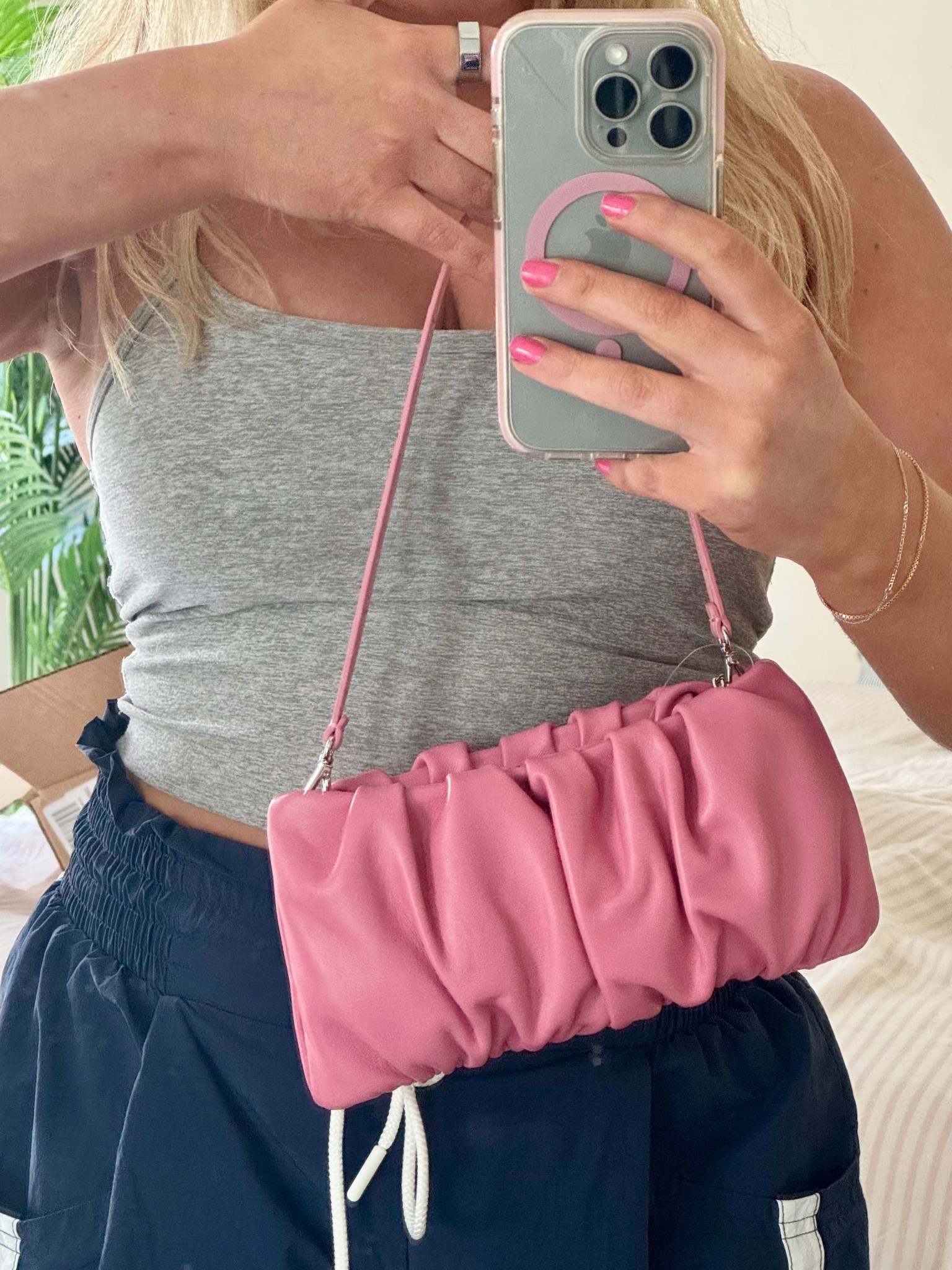 Purse and pants are my newest obsessions. Tank I have in every color - closet staple for me!!