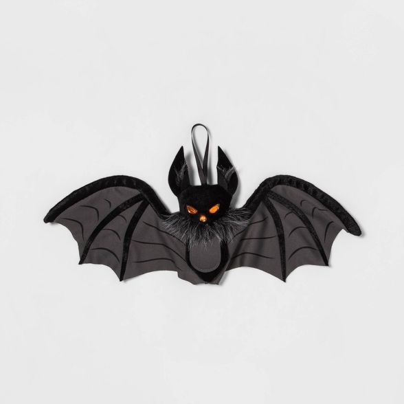 Plush Bat Black M Halloween Decorative Prop - Hyde & EEK! Boutique™ | Target