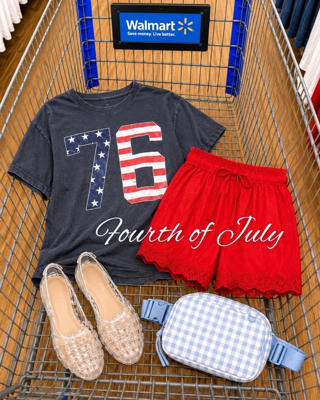 Affordable Fourth of July outfit from Walmart!!

#LTKootd #LTKgrwm #LTKmomlife