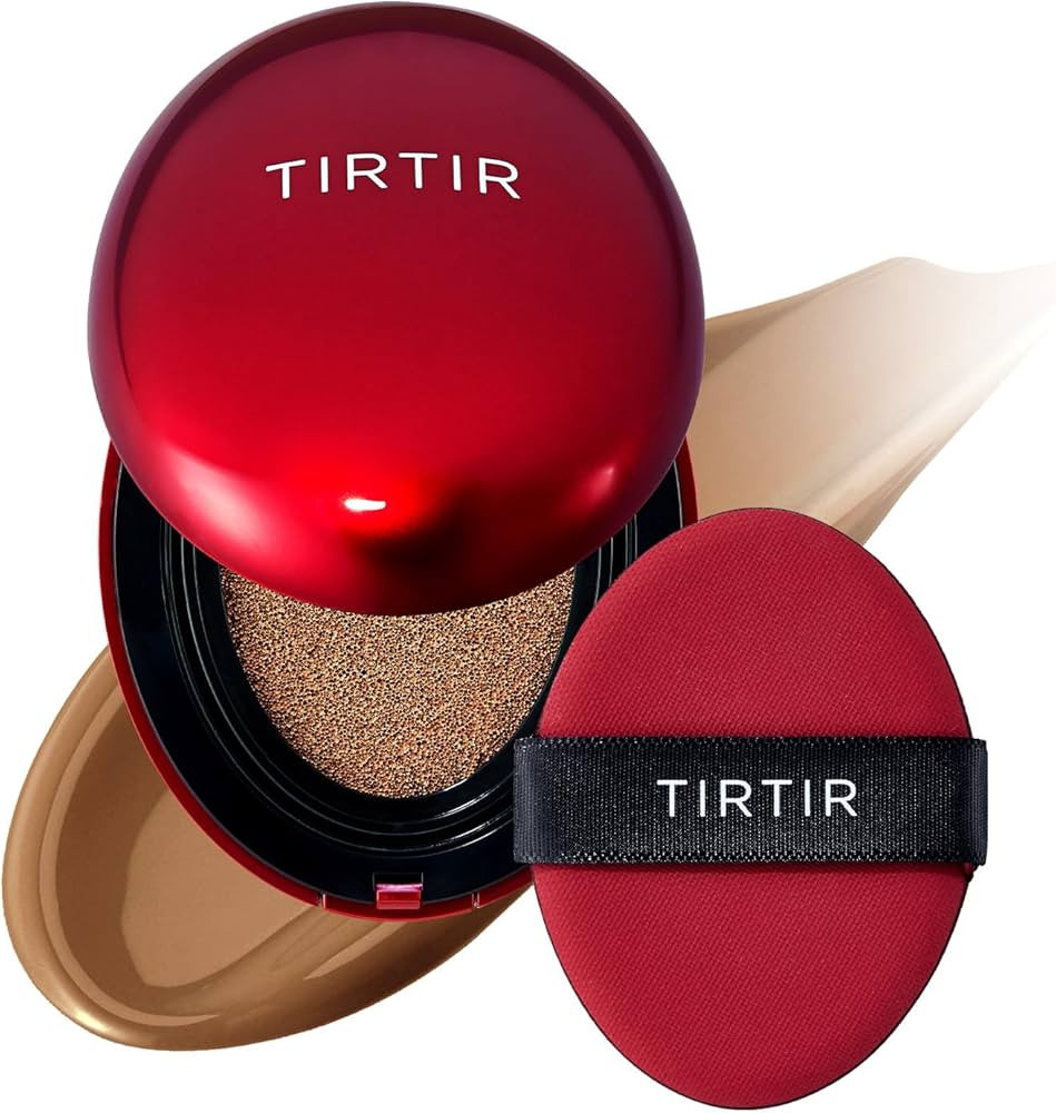 TIRTIR Mask Fit Red Cushion Foundation | Full coverage, Weighless, Skin fit, Satin Glow Finish, K... | Amazon (US)