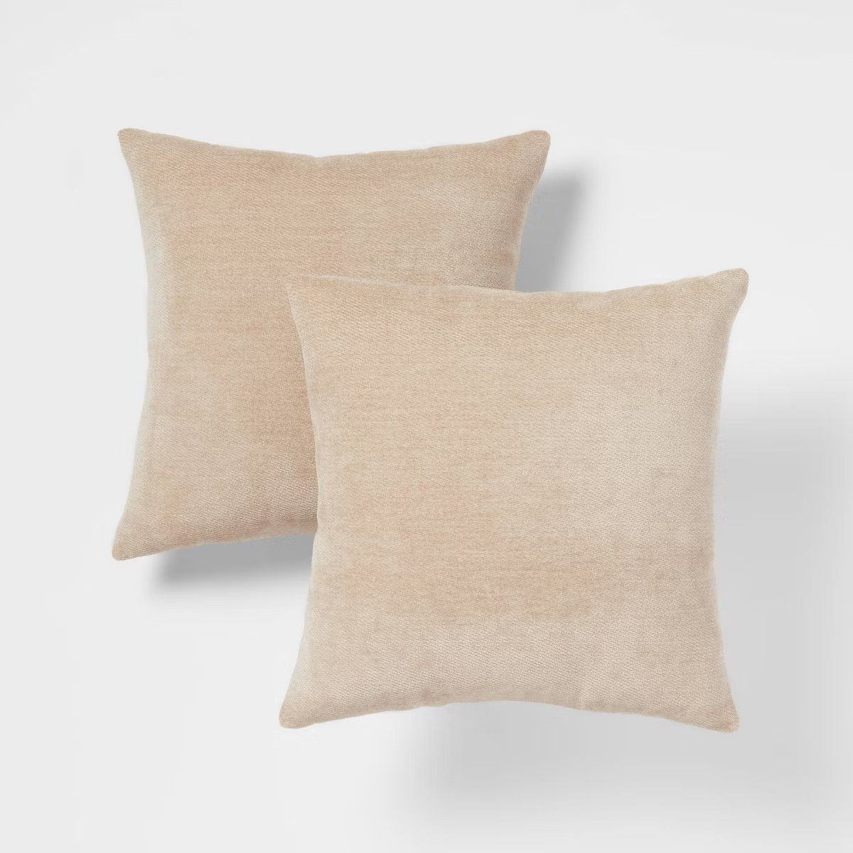 2pk Chenille Square Throw Pillows - Threshold™ | Target