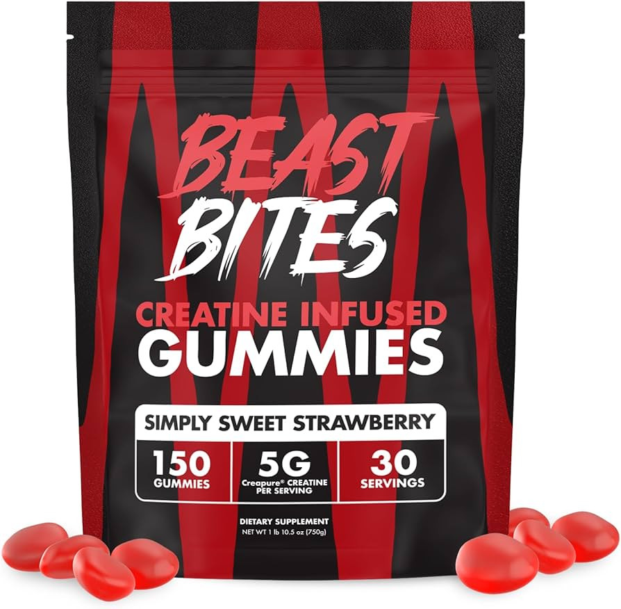 Creatine Gummies - 5g Creatine Monohydrate Per Serving - Low-Calorie & Vegan - Made in The USA - ... | Amazon (US)