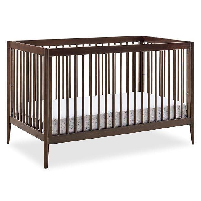 Delta Children Casey 4-in-1 Convertible Crib - Greenguard Gold Certified, Walnut Espresso | Amazon (US)