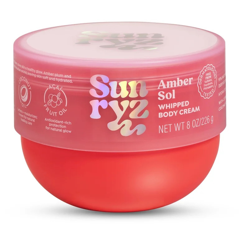 Sunryz Amber Sol Whipped Body Cream, 8 oz | Walmart (US)