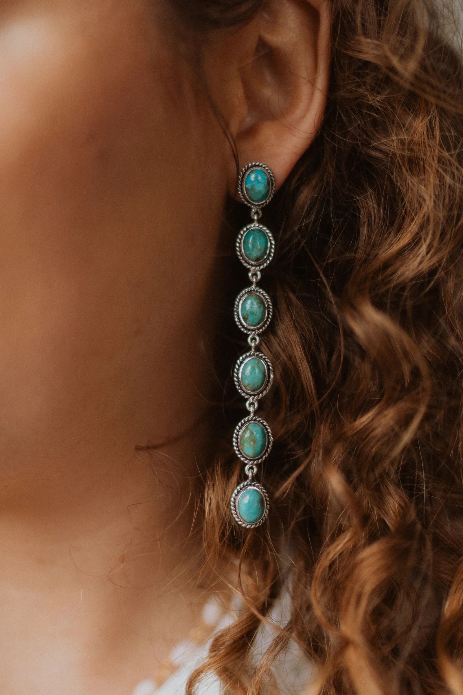 Shelly Earrings | Turquoise | Goldie Lew Jewelry