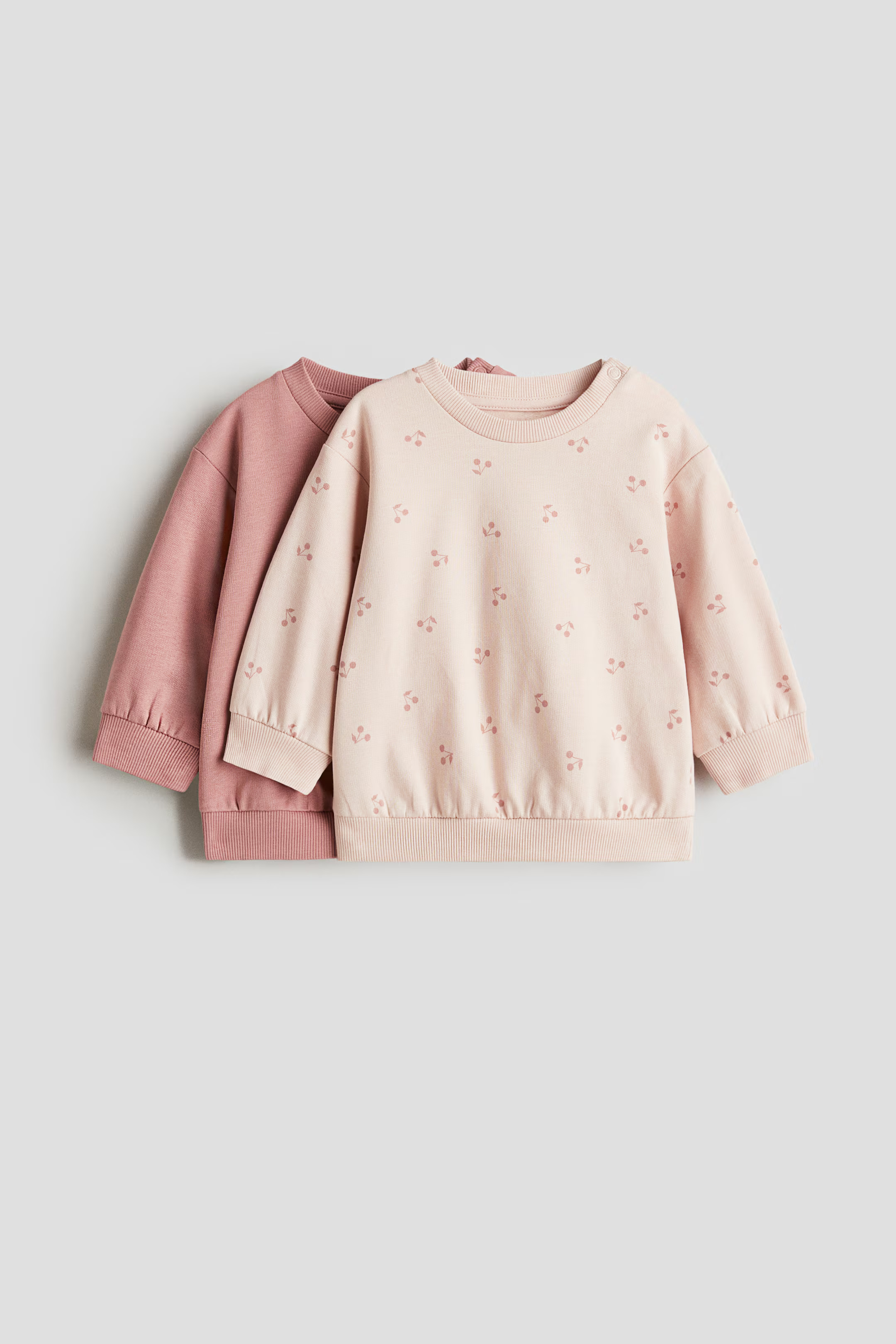 2-pack cotton sweatshirts | H&M (UK, MY, IN, SG, PH, TW, HK)