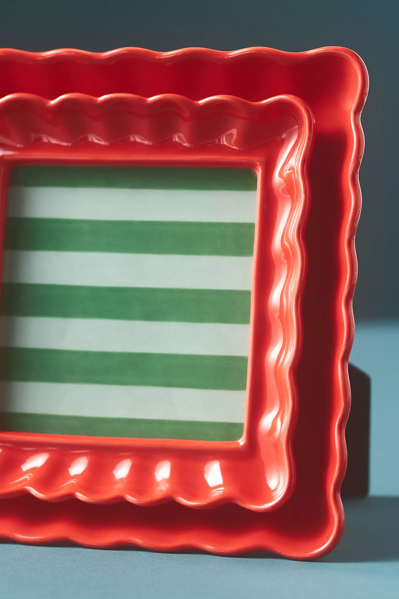 Maeve Scalloped Stoneware Picture Frame | Anthropologie (US)