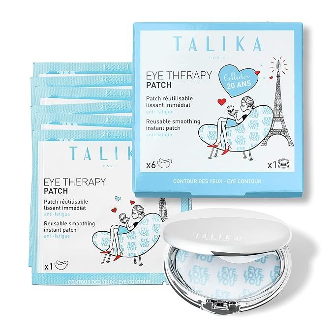 Talika Eye Therapy Patch - Instant Smoothing Eye Patches - Mask For Dark Circles & Tired Eyes - 6... | Amazon (US)