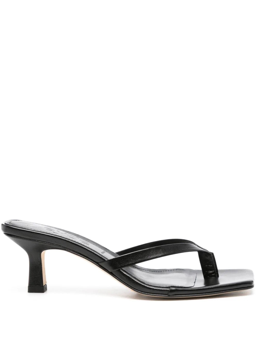 Aeyde 55mm Wilma sandals - Black | Farfetch Global