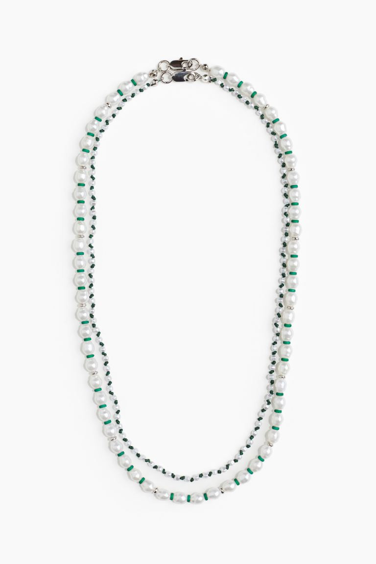 2-pack Beaded Necklaces | H&M (US + CA)