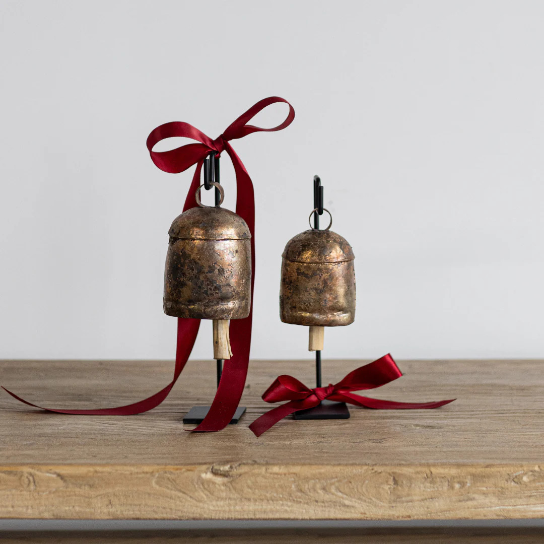 Antique Inspired Vintage Bell Stand | By Luxe B Co. | luxe bCO