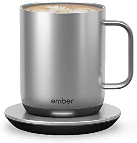 Ember Temperature Control Smart Mug 2, 10 oz, Stainless Steel, 1.5-hr Battery Life - App Controll... | Amazon (US)