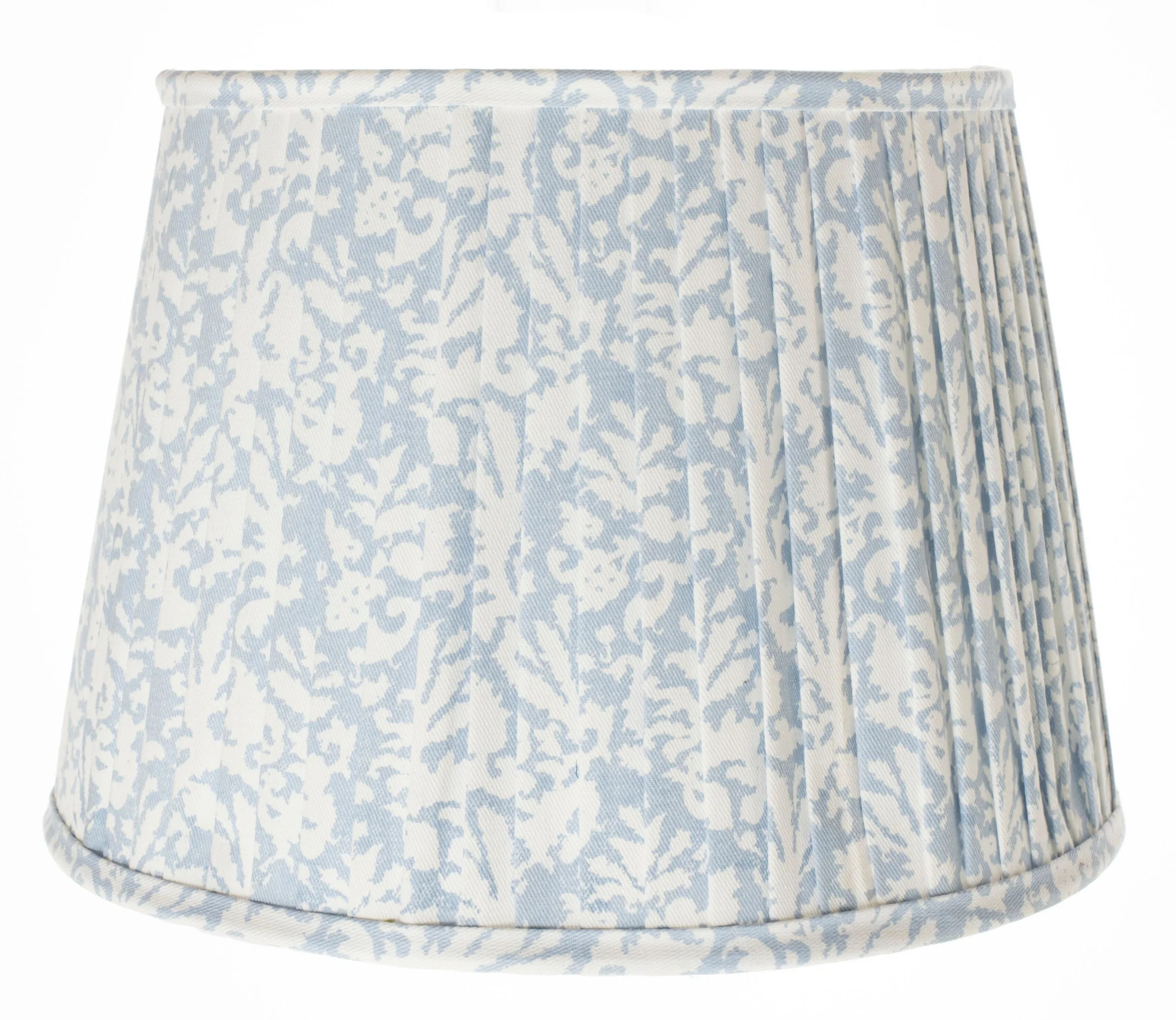 Light Blue Floral Coral Lamp Shade | The Enchanted Home