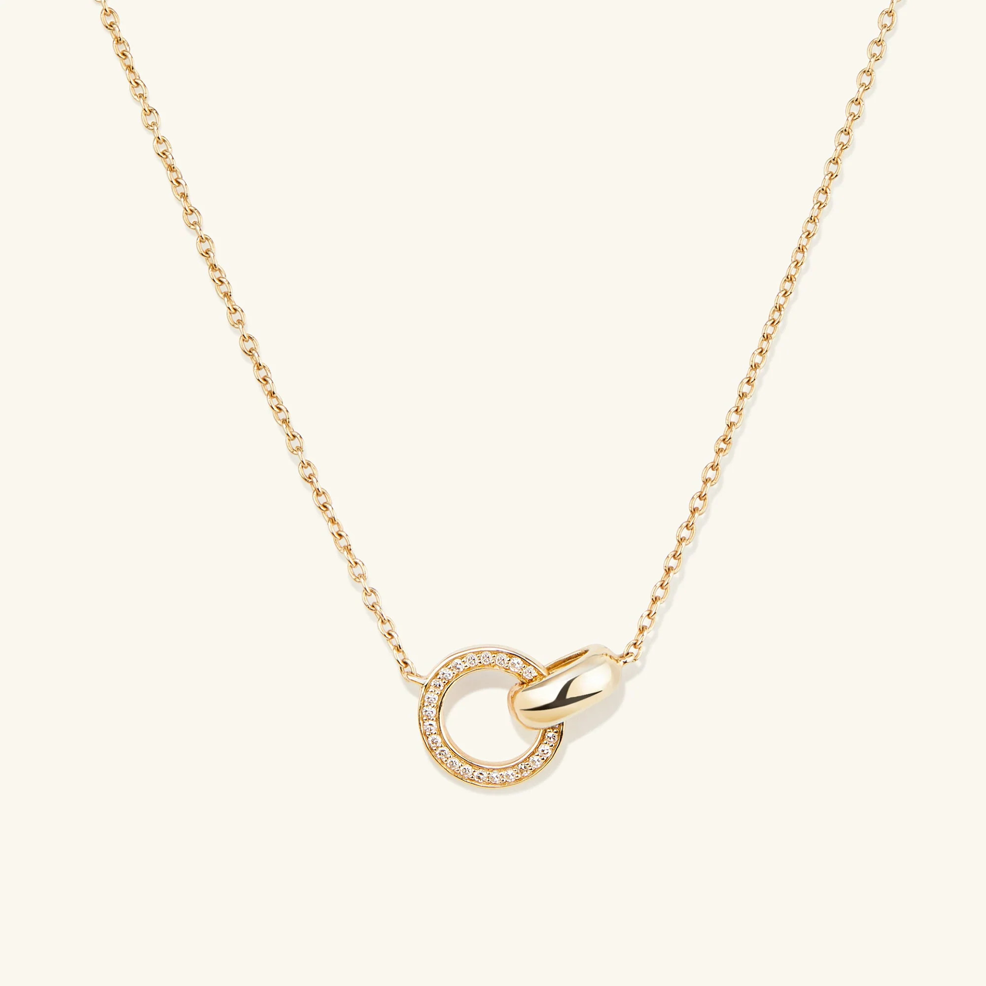 Pavé Diamond Linked Necklace | Mejuri Fine Crew