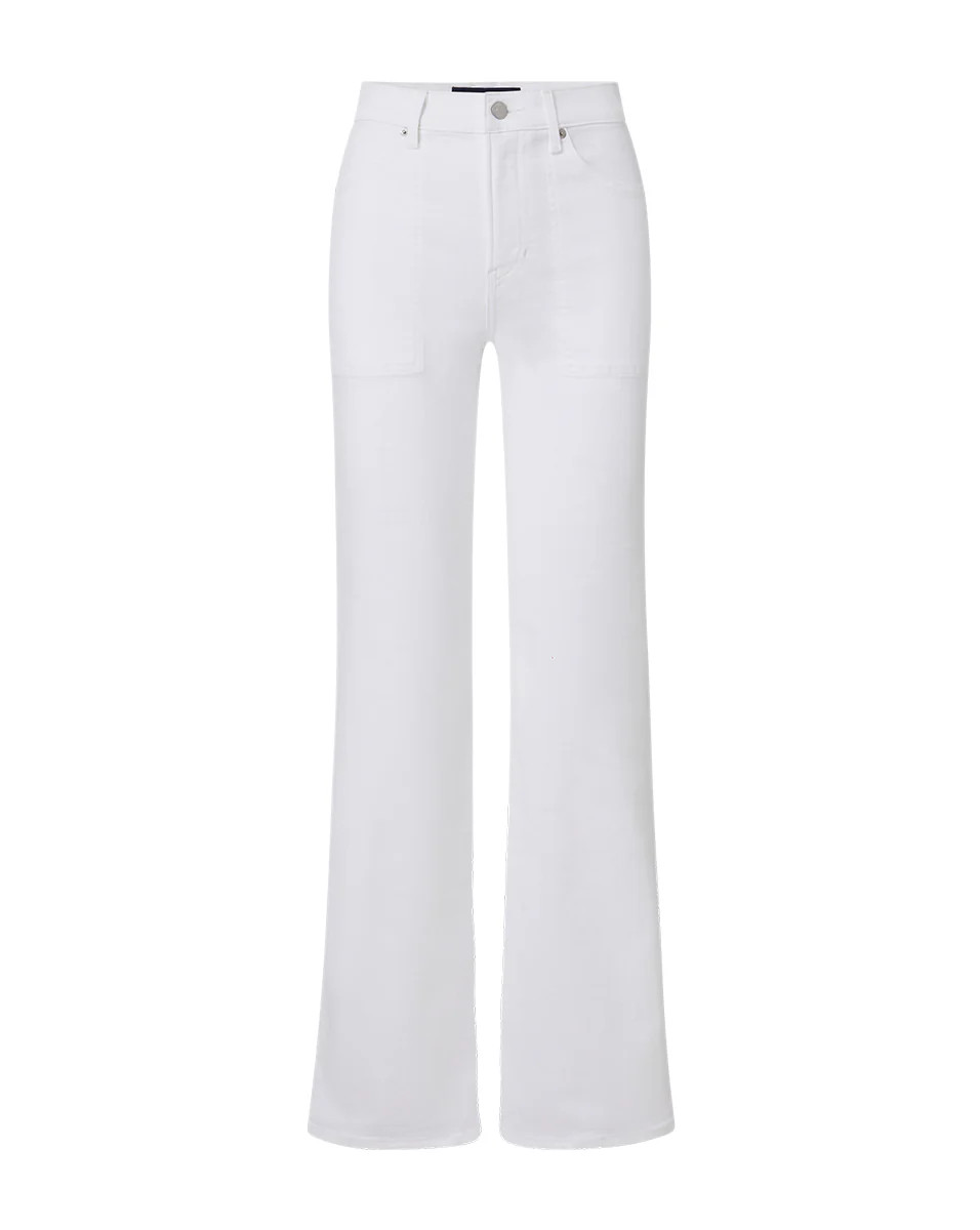 Crosbie Slim Wide-Leg Jean | Patch Pockets | Veronica Beard