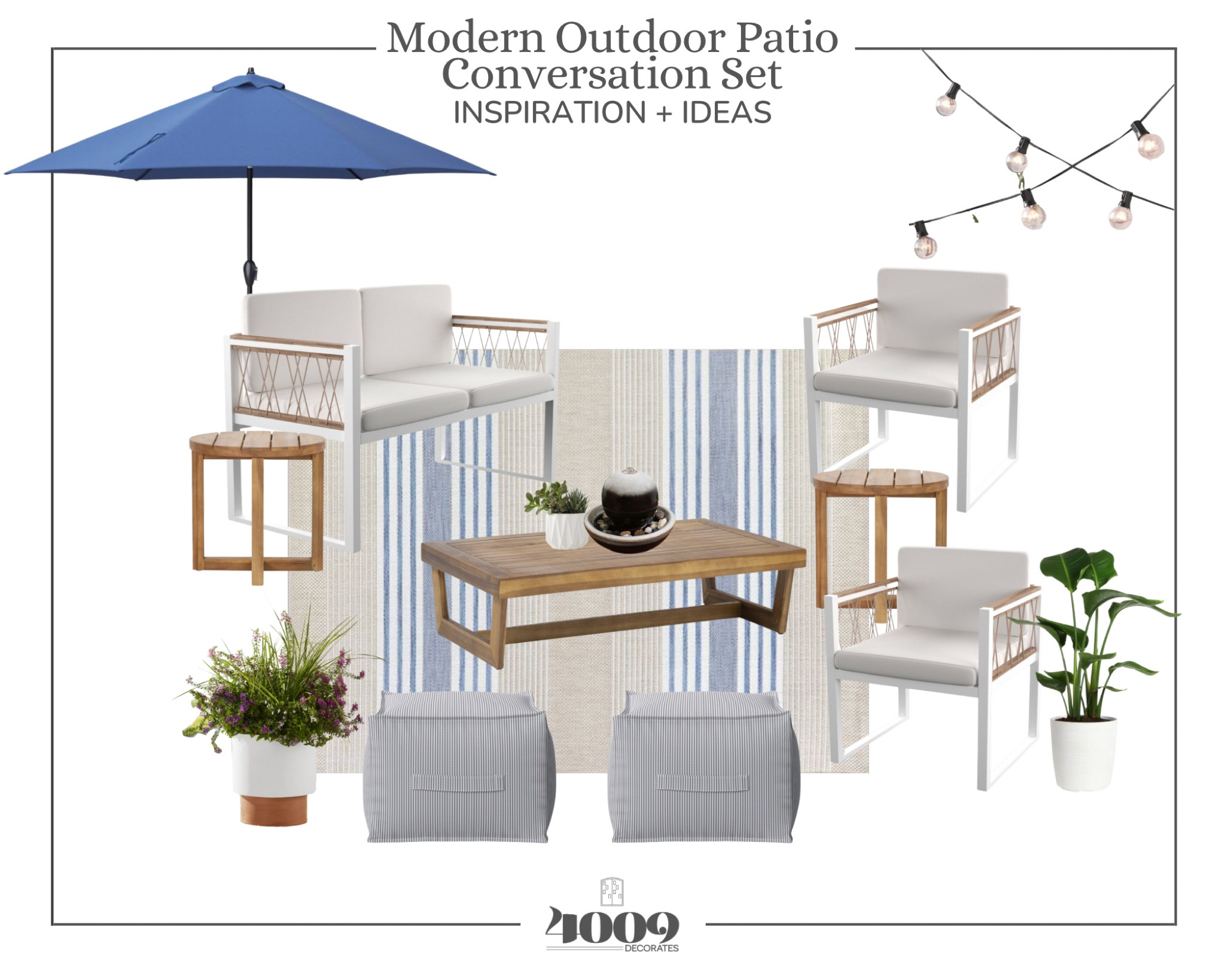 Modern Outdoor Patio Conversation Ideas / Finds

#LTKFind #LTKSeasonal #LTKhome