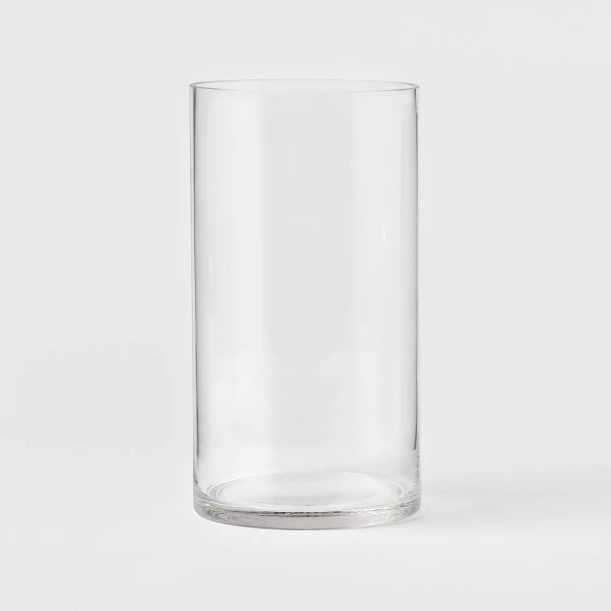 Clear Hurricane 3" x 8" Pillar Candle Holder - Room Essentials™: Sophisticated Tabletop Glass D... | Target