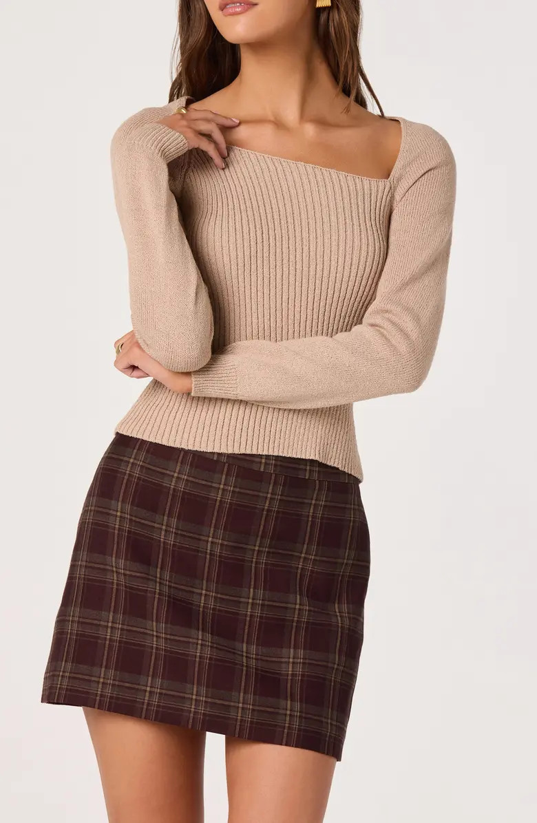 ASTR the Label Asymmetric Neck Sweater | Nordstromrack | Nordstrom Rack