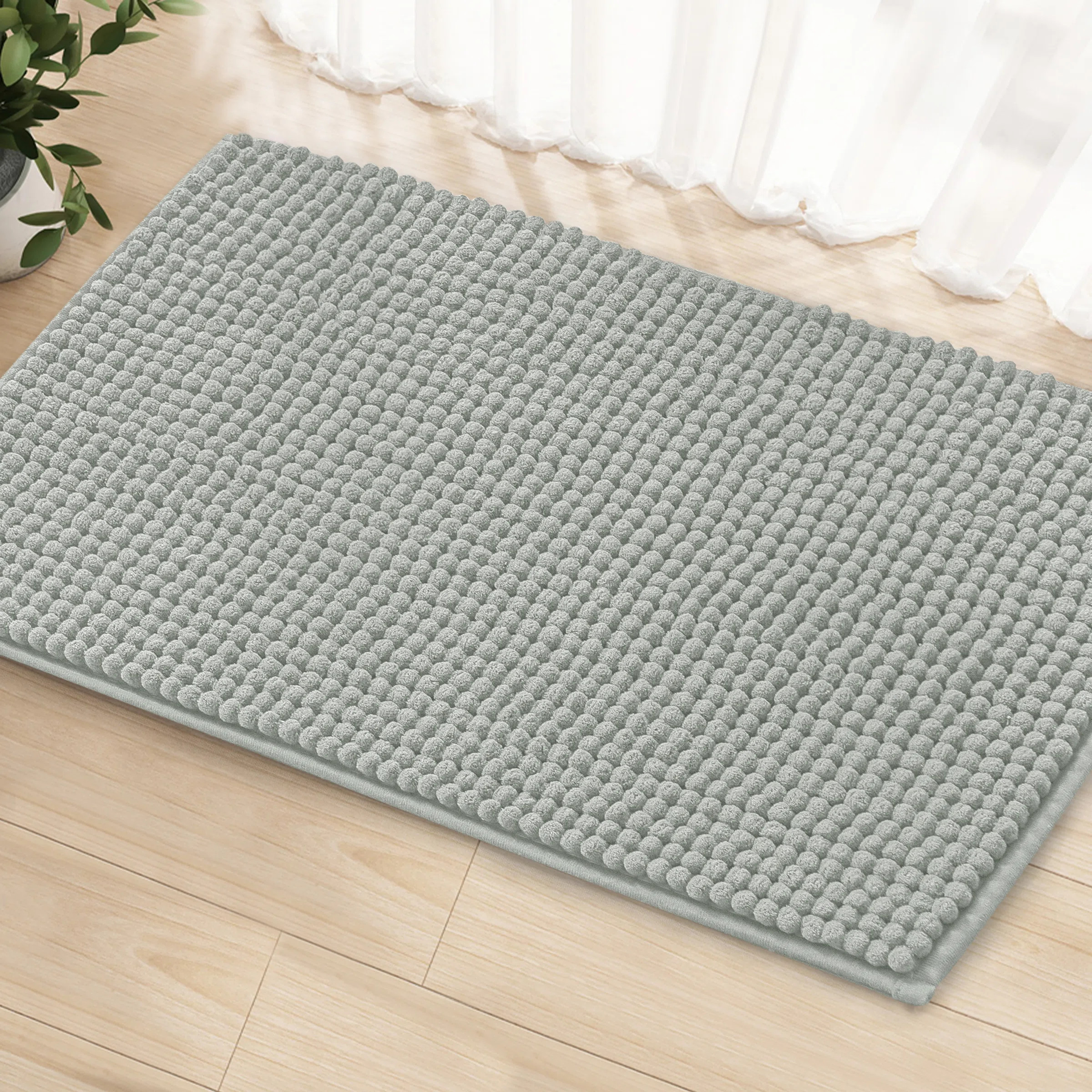 Wade Logan Azriah Luxury Chenille Super Soft Absorbent Microfiber Rectangle Non-Slip Bath Rug & R... | Wayfair North America