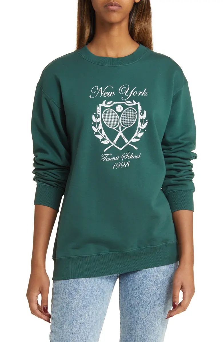 New York Fleece Cotton Blend Sweatshirt | Nordstrom