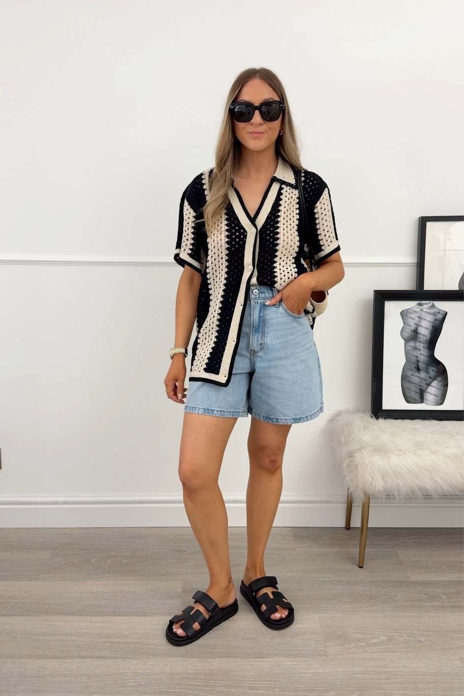 Denim shorts outfit 

#LTKsummer #LTKshoes #LTKstyletip