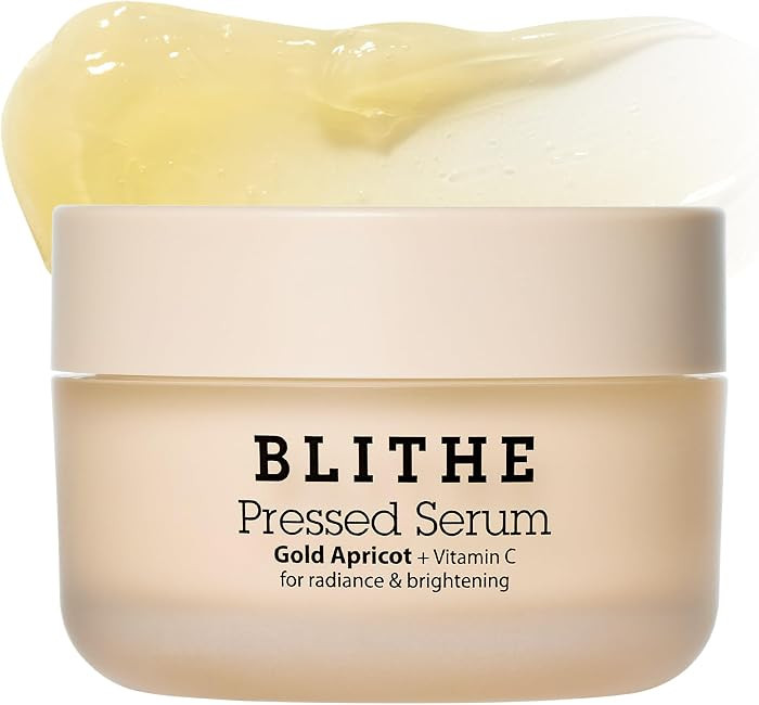 BLITHE Pressed Serum Gold Apricot | Glow Serum for Face | Glass Skin Korean Skincare & Face Moist... | Amazon (US)