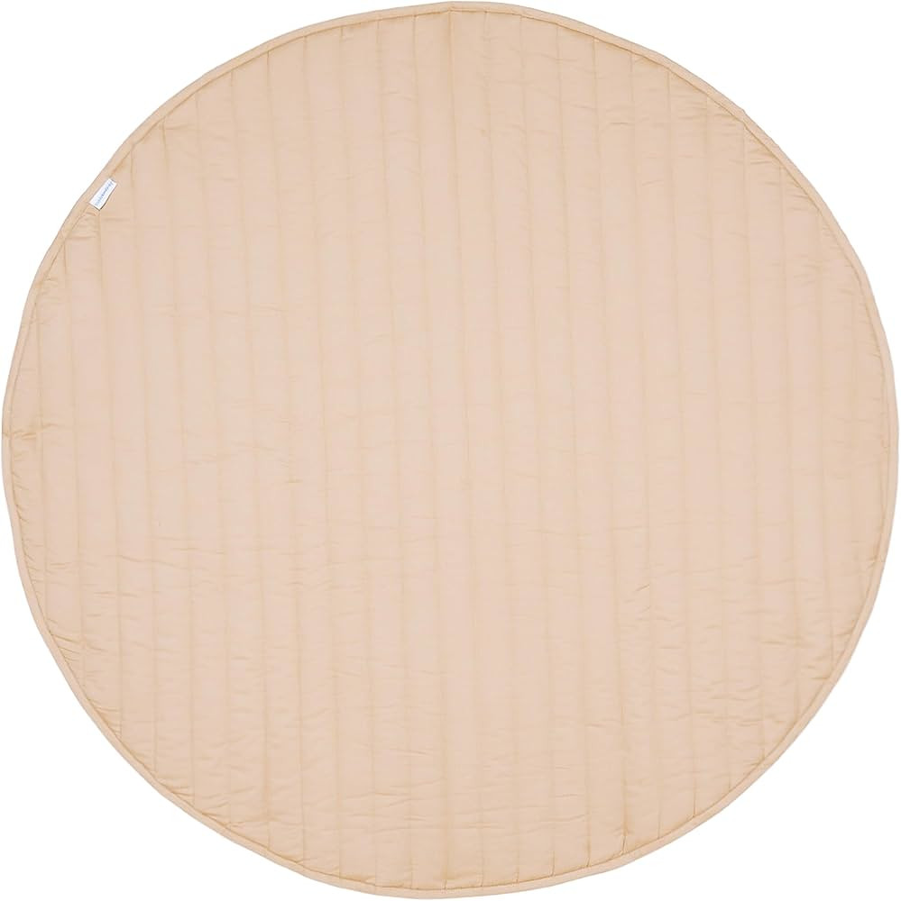 Toddlekind Organic Cotton Reversible Play Mat – 48" Handmade Blanket for Floor Activities, Tumm... | Amazon (US)