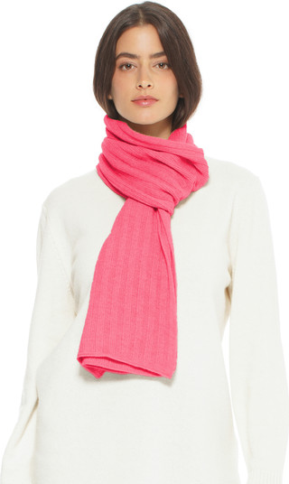 Pure Cashmere Plush-Ribbed Scarf | Nordstrom