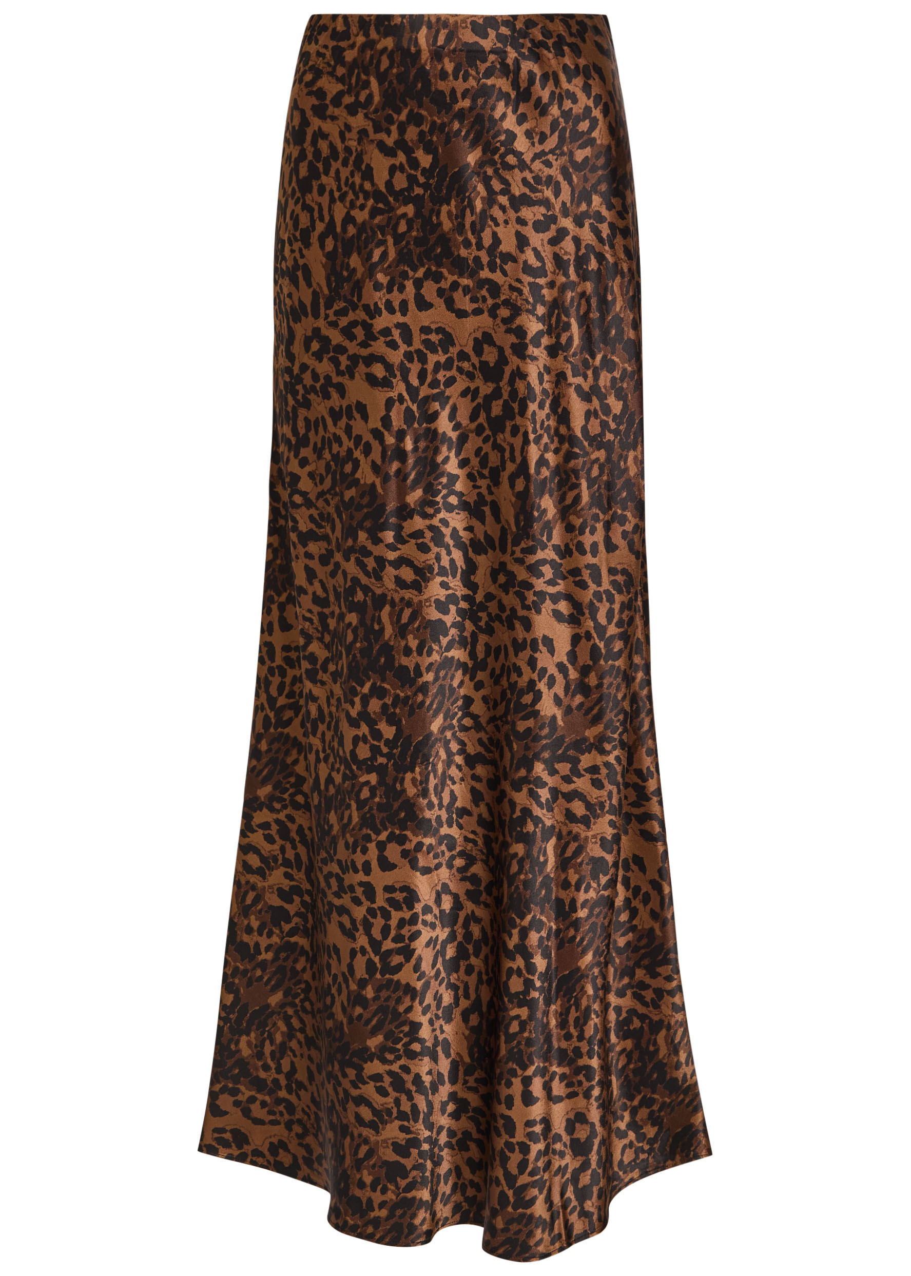 Romina leopard-print satin maxi skirt | Harvey Nichols