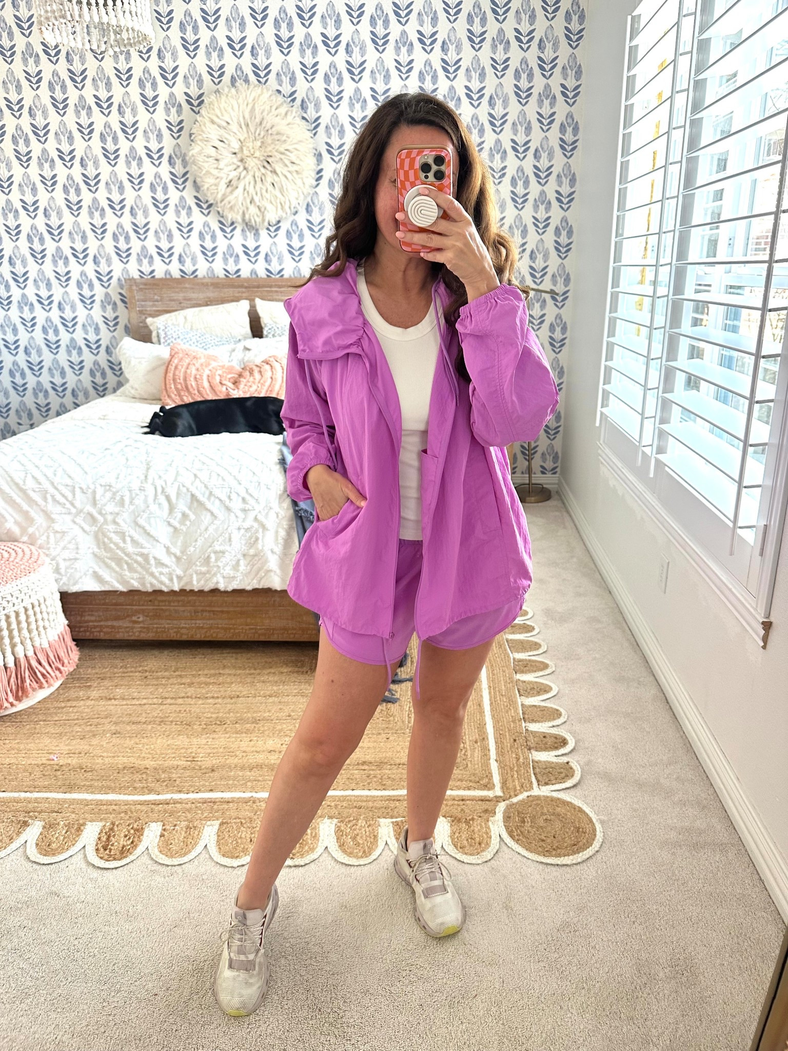 Small rain jacket- runs big
Also comes in gray
Medium shorts
.



#LTKmomlife #LTKActive #LTKSeasonal