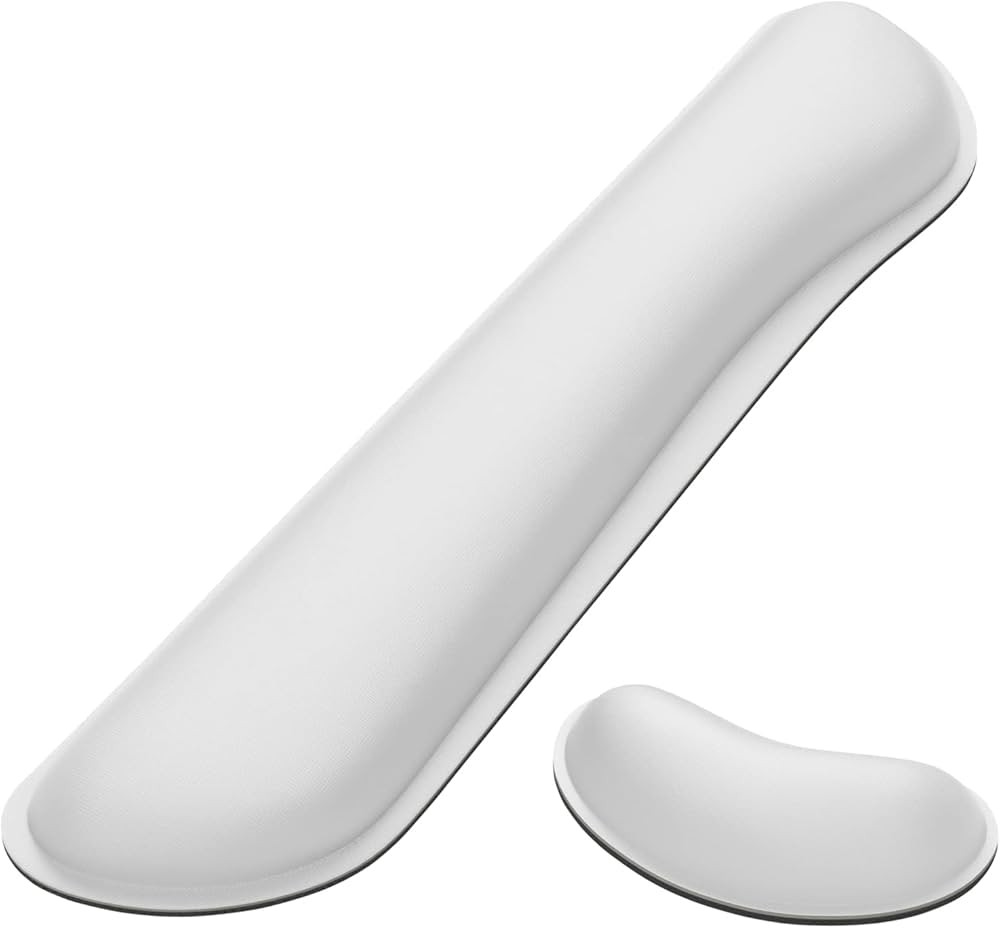 Dapesuom Enlarge Keyboard Wrist Rest, Memory Foam Wrist Cushion for Desk Mats Support, Cute Typin... | Amazon (US)