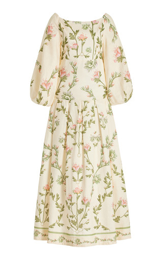 Senlis Oasis Off-The-Shoulder Linen Maxi Dress | Moda Operandi (Global)