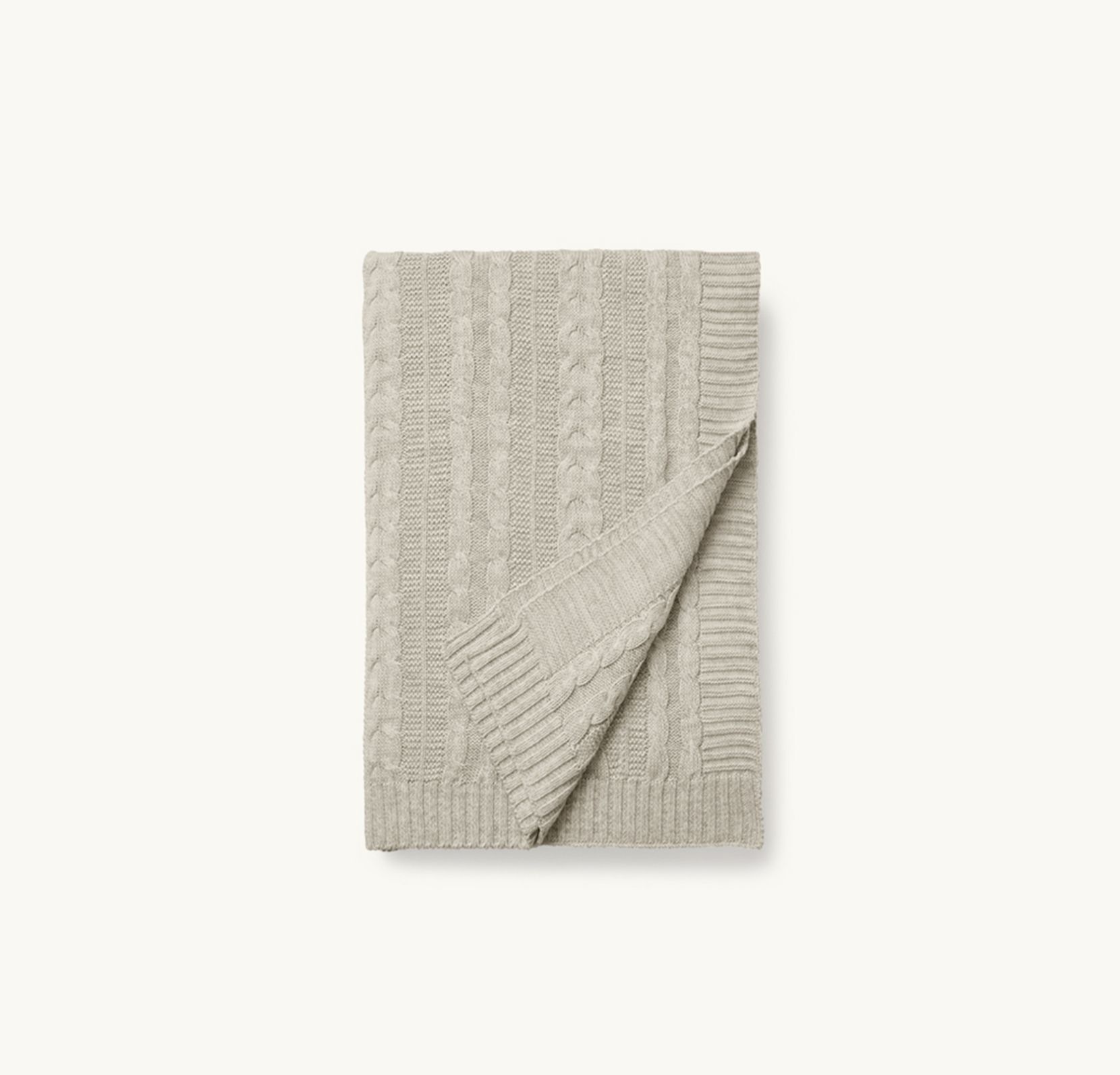 Cable Knit Throw Blanket | Boll & Branch