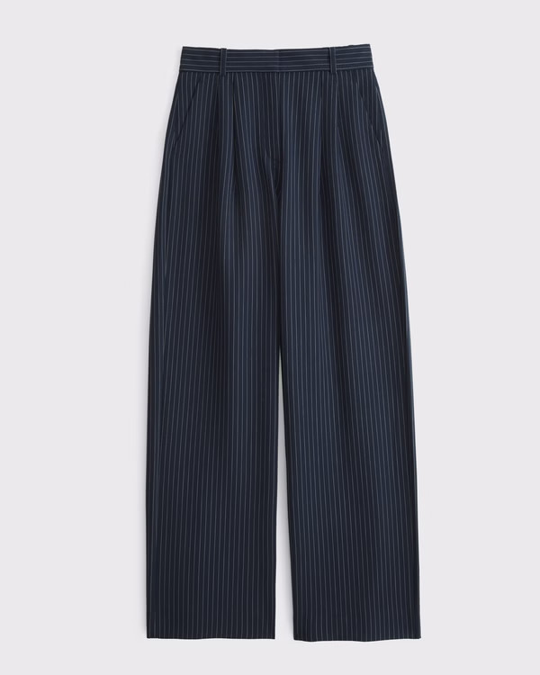 A&F Sloane Tailored Wide Leg Pant | Abercrombie & Fitch (US)