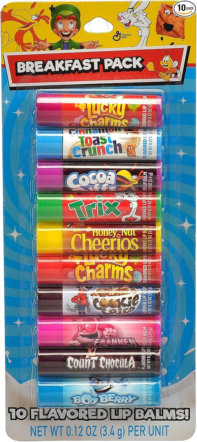 General Mills Cereal Flavored Breakfast Pack 10 ct Lip Balms | Amazon (US)