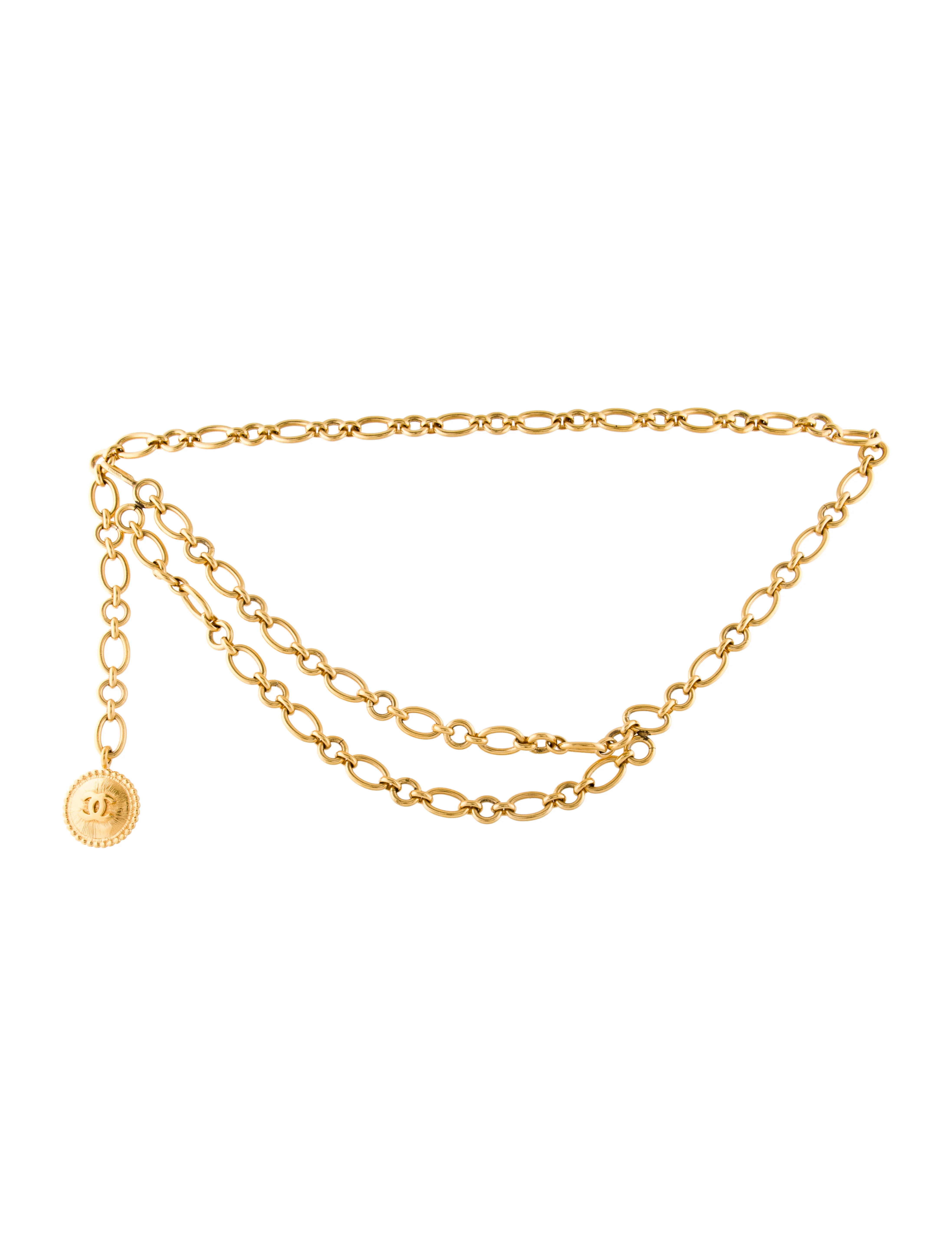 Vintage Late 1980's - Early 1990's Chain-Link Belt | The RealReal