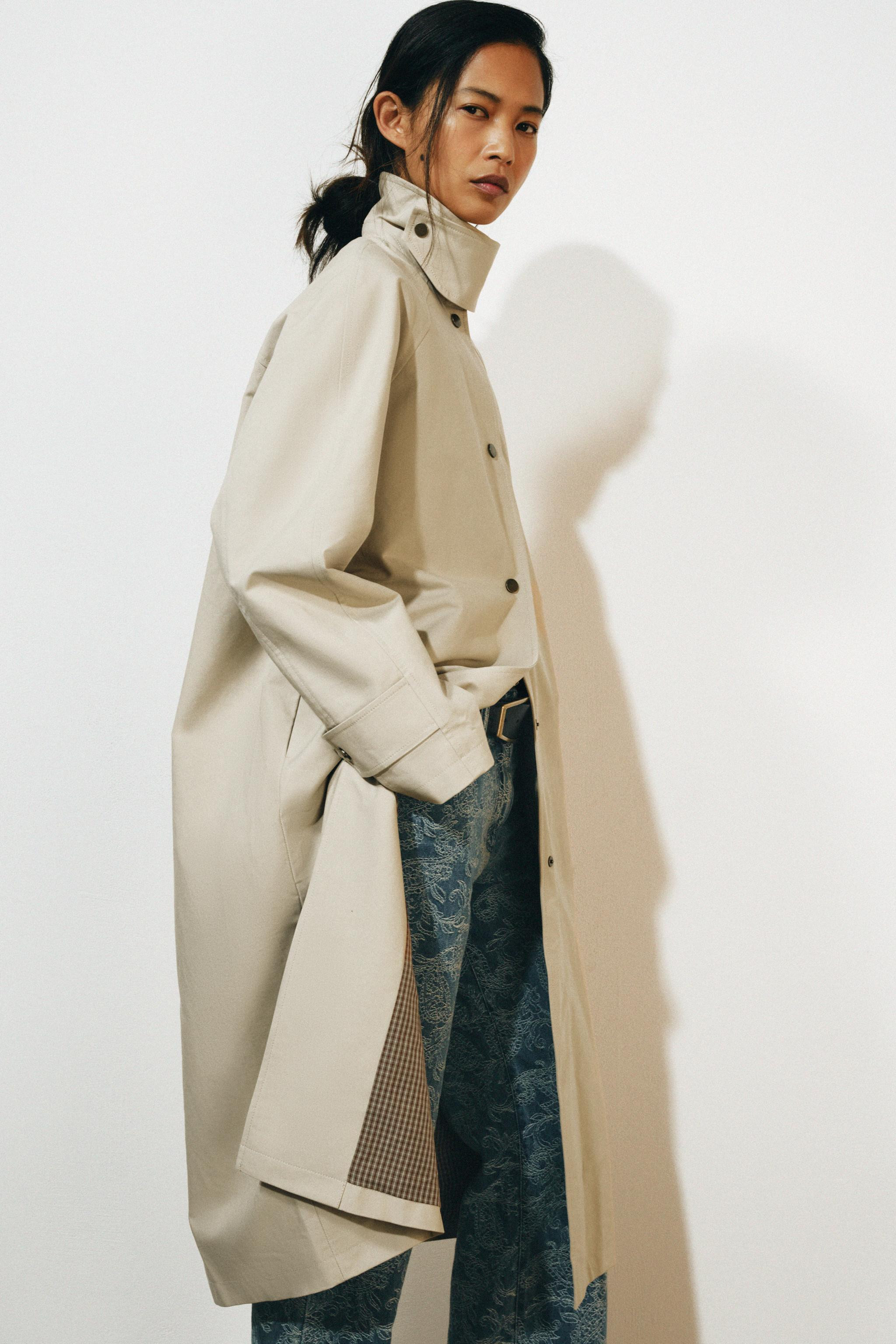ZW COLLECTION CAPE TRENCH COAT | Zara US