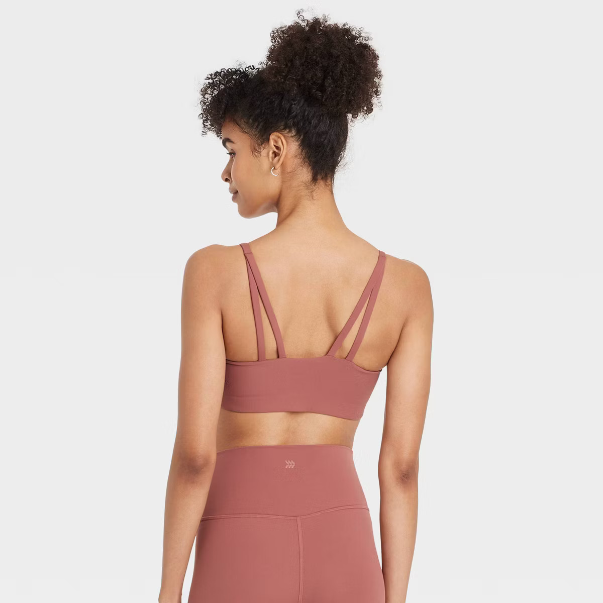 Women's Everyday Soft Light Support Strappy Sports Bra - All In Motion™ | Target