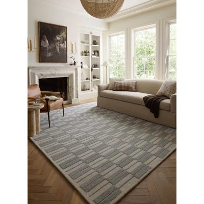 Chris Loves Julia x Loloi Bradley Ivory / Grey Area Rug | Wayfair North America