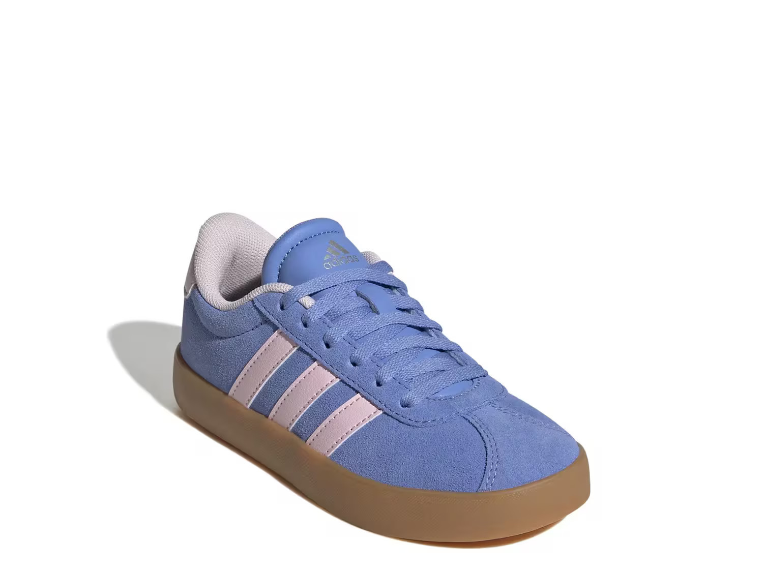 adidas VL Court 3.0 Sneaker Kids' | Girl's | Purple/Pink | Size 3 Youth | Sneakers | Lace-Up | DSW