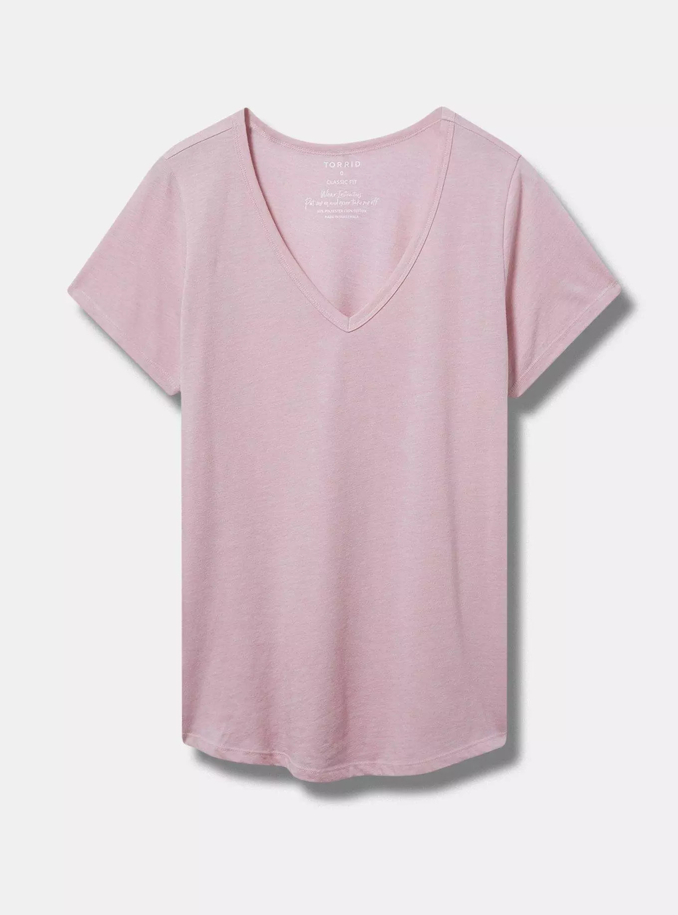 Girlfriend Signature Jersey V-Neck Tee | Torrid (US & Canada)